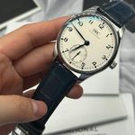 IWC Portuguese Automatic IW358304 (2023) - Zilver wijzerplaat 40mm Staal (6/8)