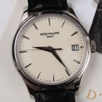 Patek Philippe Calatrava 5227G-001 (2019) - Beige dial 39 mm White Gold case (3/8)