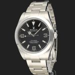 Rolex Explorer 214270 (2013) - Zwart wijzerplaat 39mm Staal (1/8)