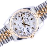 Rolex Datejust 36 116233 (2006) - Silver dial 36 mm Gold/Steel case (1/8)