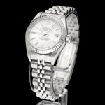 Rolex Lady-Datejust 79174 (2004) - Zilver wijzerplaat 26mm Staal (2/8)