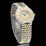 Cartier 21 Must de Cartier W10051F4 (1991) - Silver dial 28 mm Gold/Steel case (4/8)
