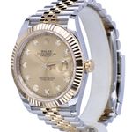 Rolex Datejust 41 126333 (2023) - Champagne wijzerplaat 41mm Goud/Staal (2/8)