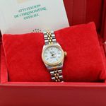 Rolex Lady-Datejust 69173 (Unknown (random serial)) - White dial 26 mm Gold/Steel case (2/8)