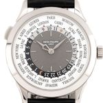 Patek Philippe World Time 5230G-001 (Unknown (random serial)) - Grey dial 39 mm White Gold case (2/6)
