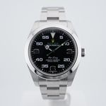 Rolex Air-King 116900 (Unknown (random serial)) - Black dial 40 mm Steel case (1/8)