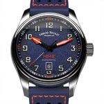 Armand Nicolet MM2 A640P-BN-P0640BO8 (2024) - Blue dial 43 mm Steel case (1/4)