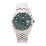 Rolex Datejust 36 126234 (2023) - Green dial 36 mm Steel case (1/4)