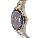 Rolex Submariner Date 16803 (1985) - Blue dial 40 mm Gold/Steel case (4/8)