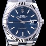 Rolex Datejust 41 126334 (2022) - Blue dial 41 mm Steel case (7/8)