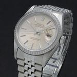 Rolex Datejust 36 16220 (2001) - Zilver wijzerplaat 36mm Staal (7/7)