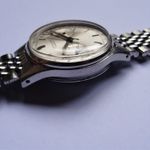 Leonidas Chronograph 3467 (1964) - Zilver wijzerplaat 36mm Staal (6/7)