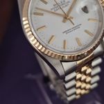 Rolex Datejust 36 16233 (1995) - Wit wijzerplaat 36mm Goud/Staal (2/4)