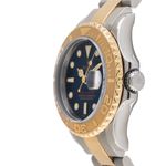 Rolex Yacht-Master 168623 (2000) - Blue dial 35 mm Gold/Steel case (4/8)
