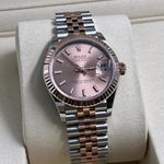 Rolex Datejust 278271 PINK INDEX JUB (2025) - Pink dial 37 mm Gold/Steel case (4/10)