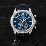 Patek Philippe Annual Calendar Chronograph 5961P-001 (2015) - Blauw wijzerplaat 41mm Platina (4/4)