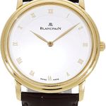 Blancpain Villeret Ultra-Slim 0071-1418-55 (1993) - White dial 35 mm Yellow Gold case (2/5)