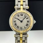 Cartier Panthère 1057920 (Unknown (random serial)) - Silver dial 24 mm Gold/Steel case (1/8)