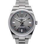 Rolex Oyster Perpetual 39 114300 (2016) - Grijs wijzerplaat 39mm Staal (1/7)