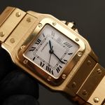 Cartier Santos 2960 (Onbekend (willekeurig serienummer)) - Wit wijzerplaat 41mm Geelgoud (8/8)