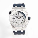 Audemars Piguet Royal Oak Offshore Diver 15710ST.OO.A010CA.01 (2021) - Wit wijzerplaat 42mm Staal (3/8)