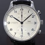 IWC Portuguese Chronograph IW371446 (2016) - Silver dial 41 mm Steel case (1/8)
