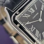 Cartier Santos Dumont WSSA0046 (2024) - Zwart wijzerplaat 44mm Staal (2/4)