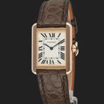 Cartier Tank Solo W5200024 (2021) - Silver dial 31 mm Rose Gold case (1/8)