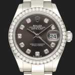 Rolex Lady-Datejust 279384RBR (2023) - Grijs wijzerplaat 28mm Staal (2/8)