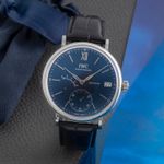 IWC Portofino Hand-Wound IW510106 (Unknown (random serial)) - Blue dial 45 mm Steel case (1/8)