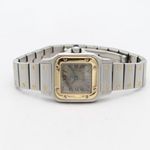 Cartier Santos Galbée 2423 (2006) - White dial 35 mm Gold/Steel case (8/8)