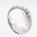 Cartier Santos Galbée 2423 (2006) - White dial 35 mm Gold/Steel case (4/8)