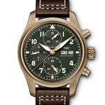 IWC Pilot Spitfire Chronograph IW387902 (2024) - Groen wijzerplaat 41mm Brons (1/1)