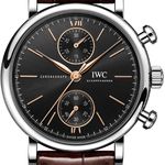 IWC Portofino Chronograph IW391404 (2026) - Black dial 39 mm Steel case (1/1)