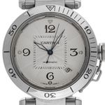 Cartier Pasha 2379 (2001) - 38mm Staal (1/7)