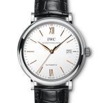 IWC Portofino Automatic IW356517 (2024) - Zilver wijzerplaat 40mm Staal (1/1)