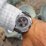 Audemars Piguet Royal Oak Offshore Chronograph 26568IM.OO.A004CA.01 (Michael Schumacher) (2012) - Grijs wijzerplaat 44mm Titanium (7/8)