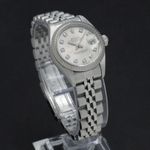 Rolex Lady-Datejust 79174 (2001) - Zilver wijzerplaat 26mm Staal (4/7)