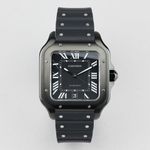 Cartier Santos WSSA0039 (2026) - Black dial 40 mm Steel case (1/8)