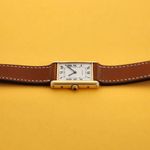 Cartier Tank 8810 (Unknown (random serial)) - White dial 30 mm Steel case (2/5)