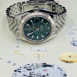 Rolex Sky-Dweller 336934 (2024) - Green dial 42 mm Steel case (1/8)