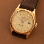 Rolex Datejust 1601/8 (1973) - Champagne dial 36 mm Yellow Gold case (1/8)