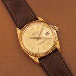 Rolex Datejust 1601/8 (1973) - Champagne dial 36 mm Yellow Gold case (4/8)