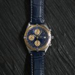 Breitling Chronomat 81950 (1990) - Blue dial 39 mm Steel case (1/8)