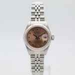 Rolex Lady-Datejust 69174 (1998) - Roze wijzerplaat 26mm Staal (1/8)