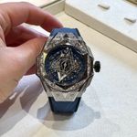 Hublot Big Bang Sang Bleu 418.NX.5107.RX.1604.MXM20 (2025) - Blue dial 45 mm Titanium case (1/1)