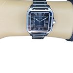 Cartier Santos WSSA0030 (2024) - Blauw wijzerplaat 40mm Staal (2/8)