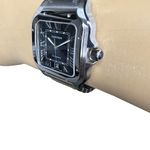 Cartier Santos WSSA0030 (2024) - Blue dial 40 mm Steel case (3/8)