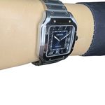 Cartier Santos WSSA0030 (2024) - Blauw wijzerplaat 40mm Staal (4/8)