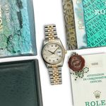 Rolex Datejust 36 16233 (1996) - Silver dial 36 mm Gold/Steel case (8/8)